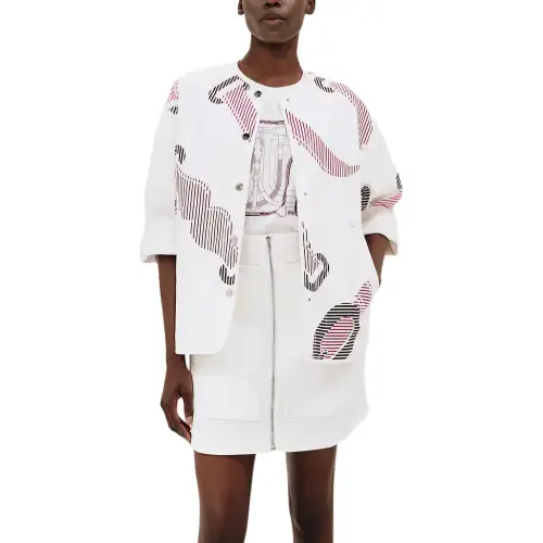 HERMES Jackets & Coats Women's Natural White