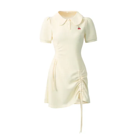 KAZAN Uniforms Women's Polo Collar Moderate Short A Line Skirt