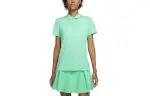 Nike Polo Shirts Women's Light Mint Polo Collar Moderate Straight Fit