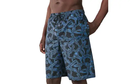 HERMES Casual Shorts Men's Marine Blue Moderate