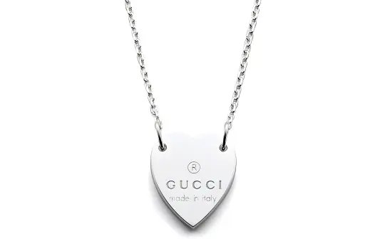 Gucci Trademark necklace with heart pendant
