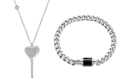 ZEGL Titanium Steel Necklaces Unisex