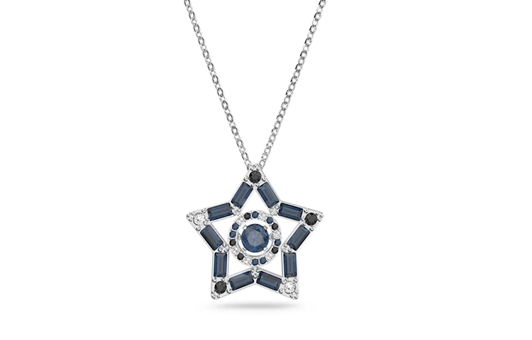 Женская цепочка Swarovski Stella (синяя)