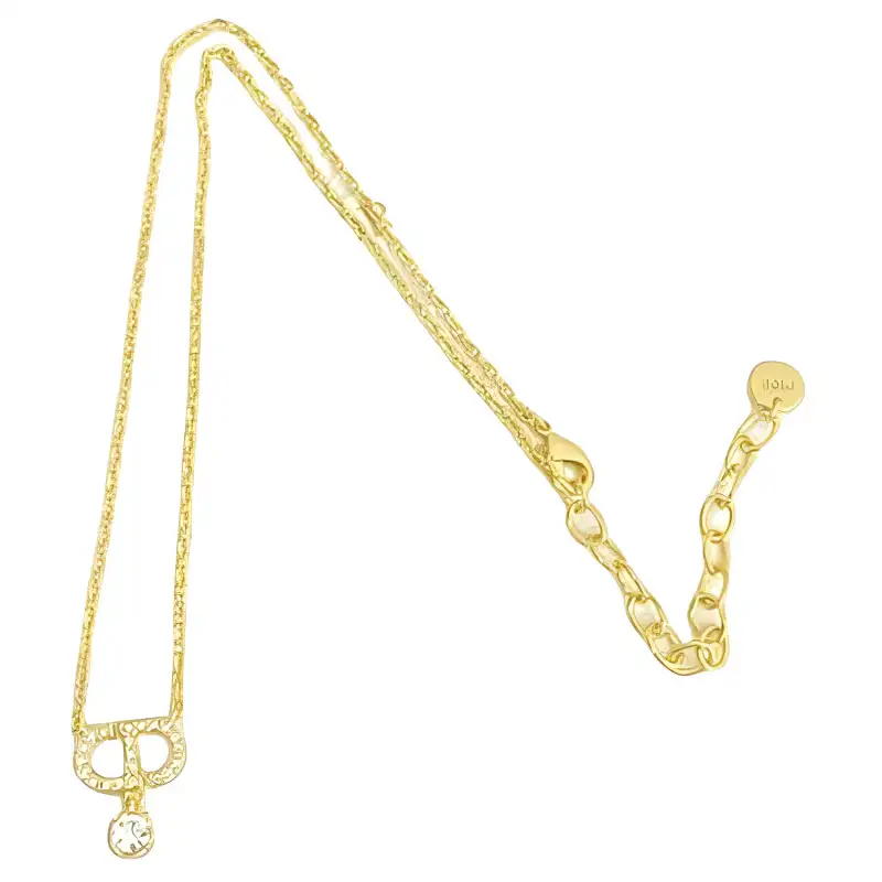 DIOR Metal Necklaces Women's Gold