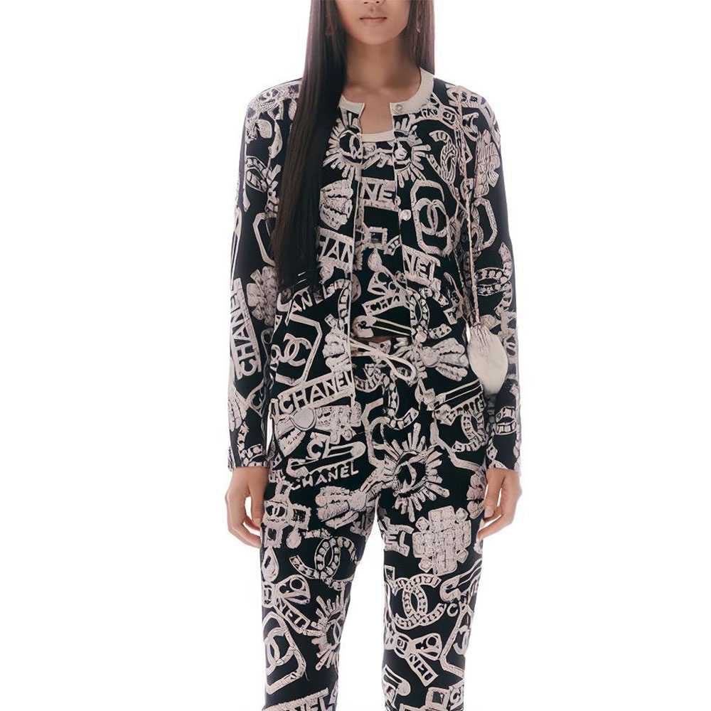 CHANEL 23N Knitwear Women's Black