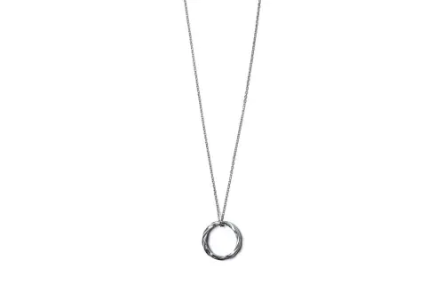 Maison Margiela 925 Sterling Silver Necklaces Unisex Silver