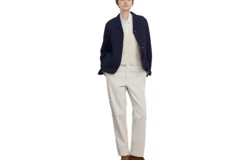 UNIQLO Casual Pants Women's Ivory Moderate Straight Fit Pants