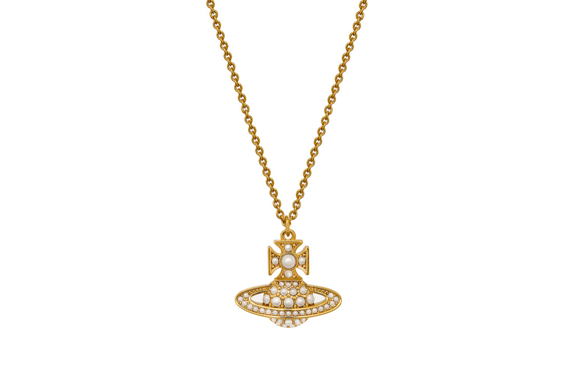 Vivienne Westwood Brass pendant, golden necklace