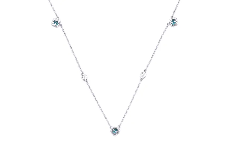 GUCCI GG Necklaces Unisex Silver