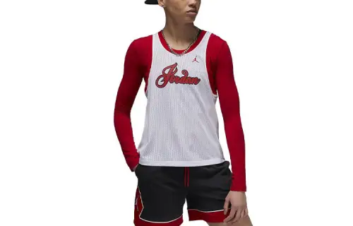 Jordan Tank Tops Women's White Straight Fit
