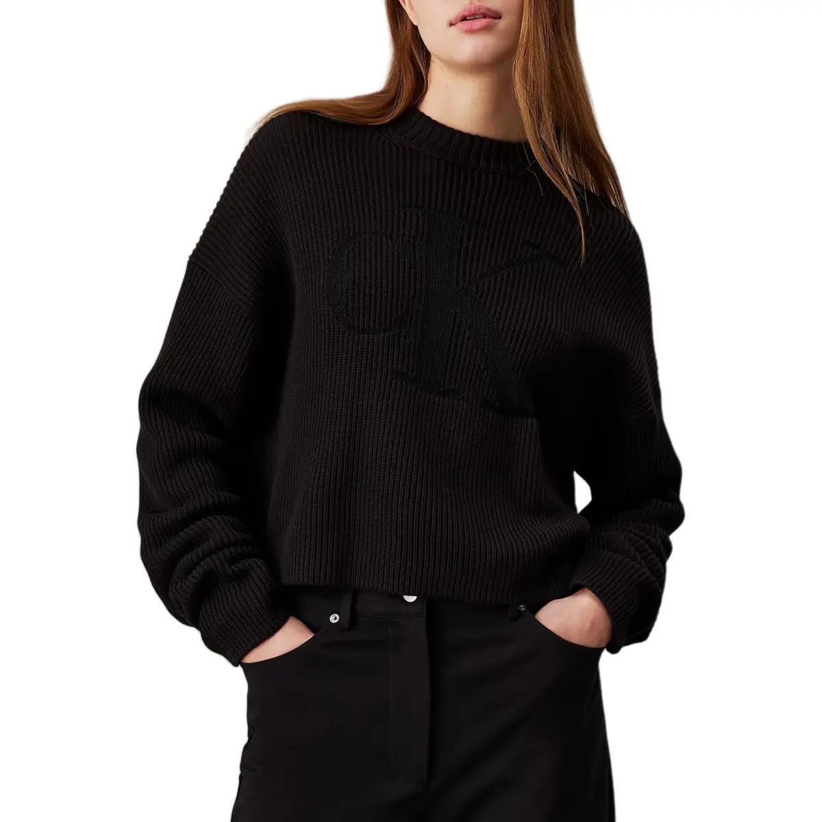 CALVIN KLEIN Knitwear Europe Version Women's Black