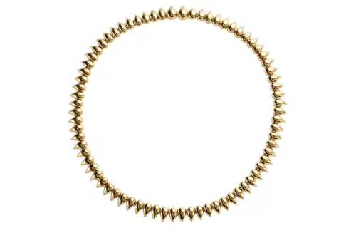 Bottega Veneta 18K Gold With 925 Sterling Silver Necklaces Women's Gold