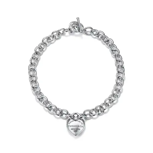 TIFFANY & CO. Sterling Silver Necklaces Unisex Silver