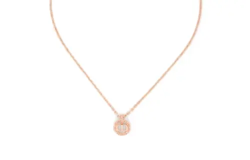 DIOR Metal Necklaces Women's Rose Gold