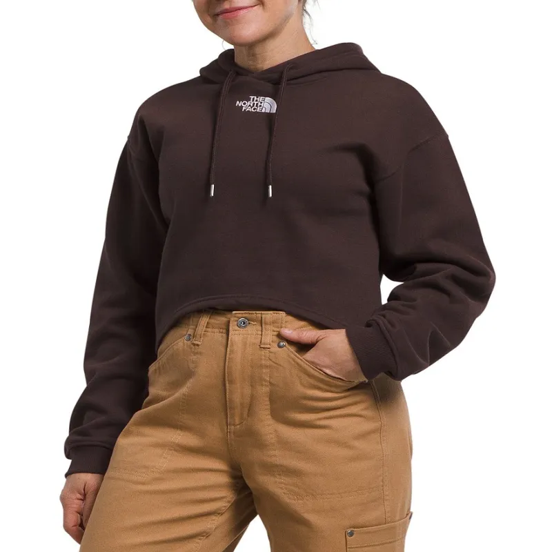 THE NORTH FACE Women's Evolution Hi Lo Hoodie Sweatshirt Women's Dark Brown