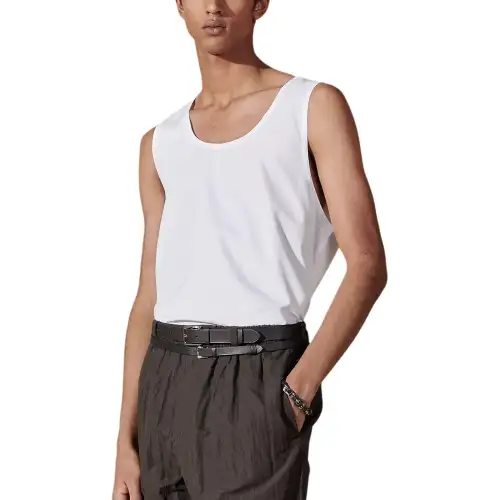 HERMES SS25 Tank Top Men's White