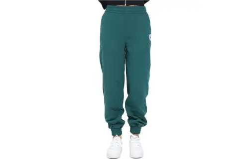 Converse Knitted Sweatpants Women's Green Moderate Cuffed Pants