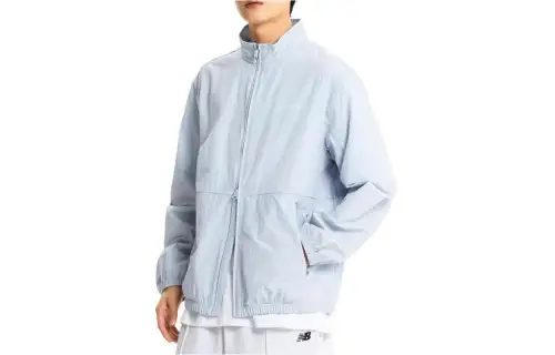 New Balance UNI ESS Trench Coat Men's Light Blue
