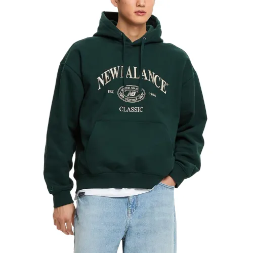 New Balance NB UNI Sweatshirt Unisex Hunter Green Color