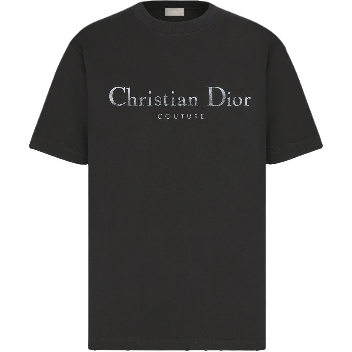 Мужская футболка Dior FW25 Christian Dior Couture (черная)