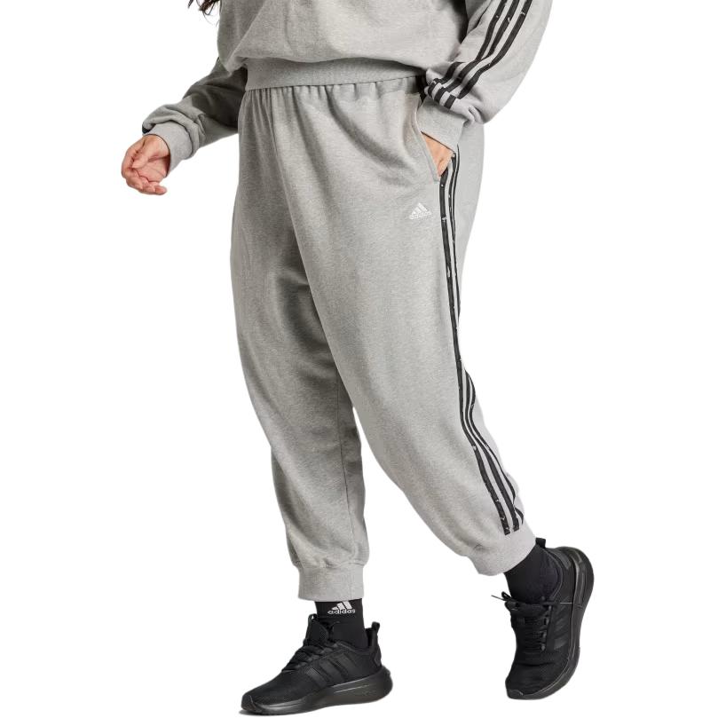 Adidas Free Shipping With AdiClub Essentials 3 Stripes Animal Print 7/8 Pants Plus Size