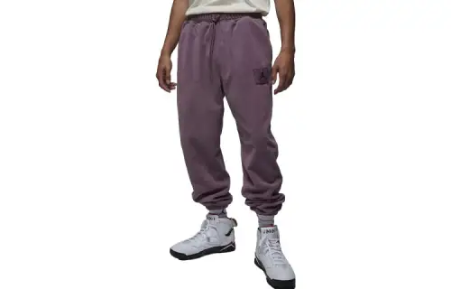 Jordan ESSENTIALS Knitted Sweatpants Men's Sky Purple Moderate Cuffed Pants