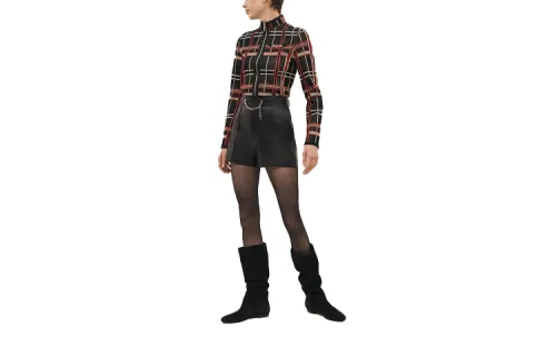 HERMES Casual Shorts Women's Black Moderate
