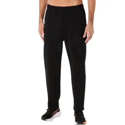 ASICS Casual Pants Men's Black Moderate Straight Fit Pants