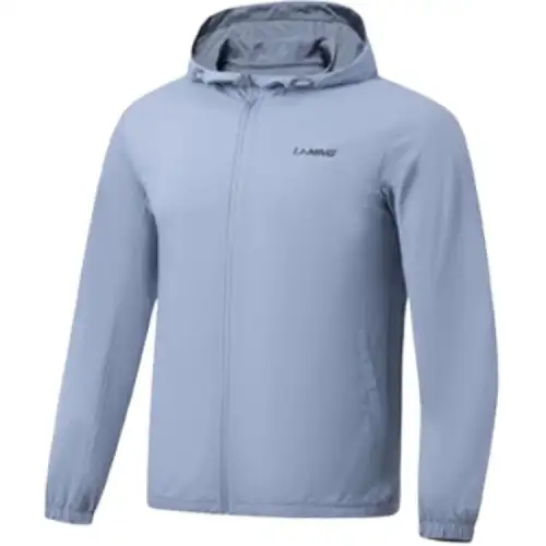 Li Ning Sun Protection Clothing Men's Soft Gray Blue