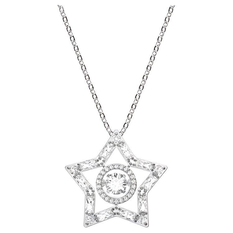 Женская подвеска Swarovski Stella (серебристая)