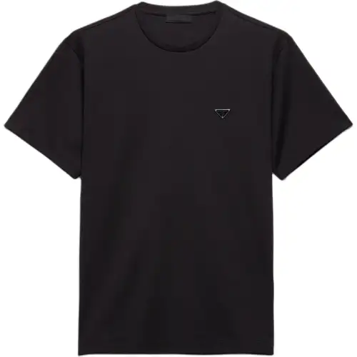 Prada logo-plaque T-shirt