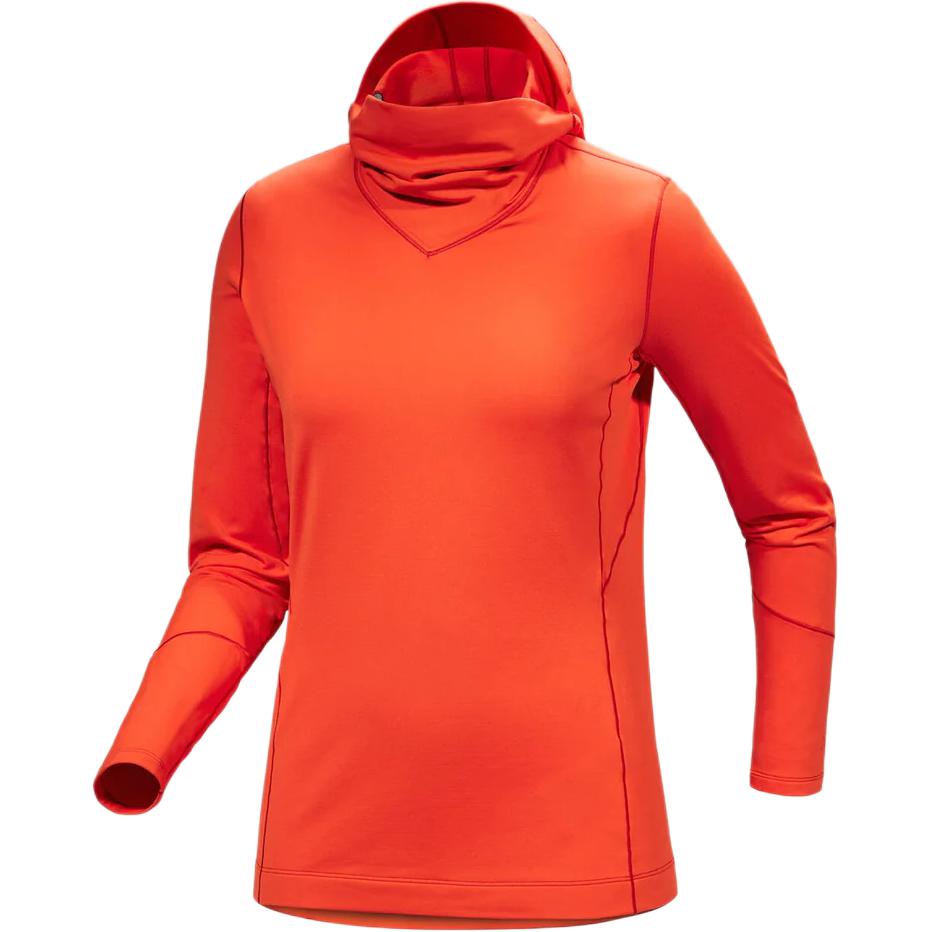 Женская футболка Arcteryx Arcteryx RHO Hoody T (черная)