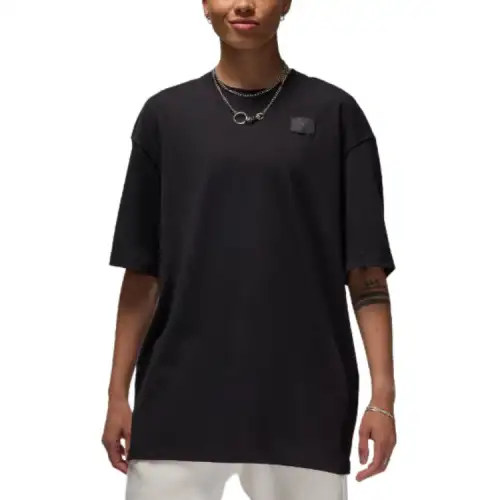 Jordan ESSENTIALS T Shirts Women's Black Crew Neck Moderate Other