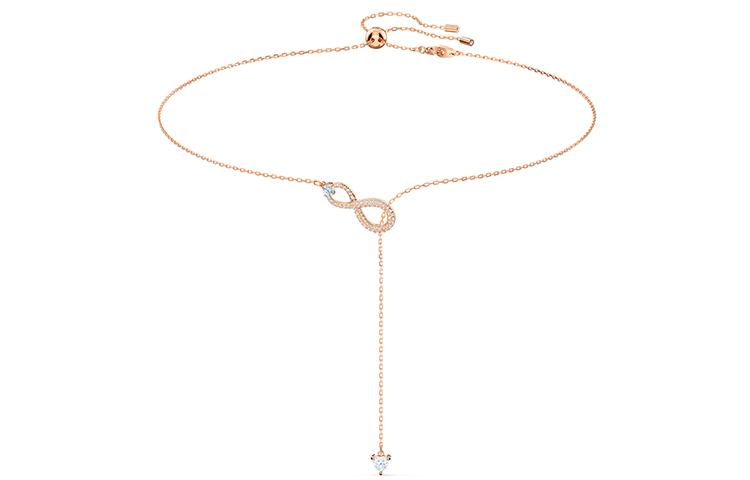 Swarovski Swarovski Hyperbola Series SWA INFINITY Eternal Love Y-Shape Chain Necklace Women's