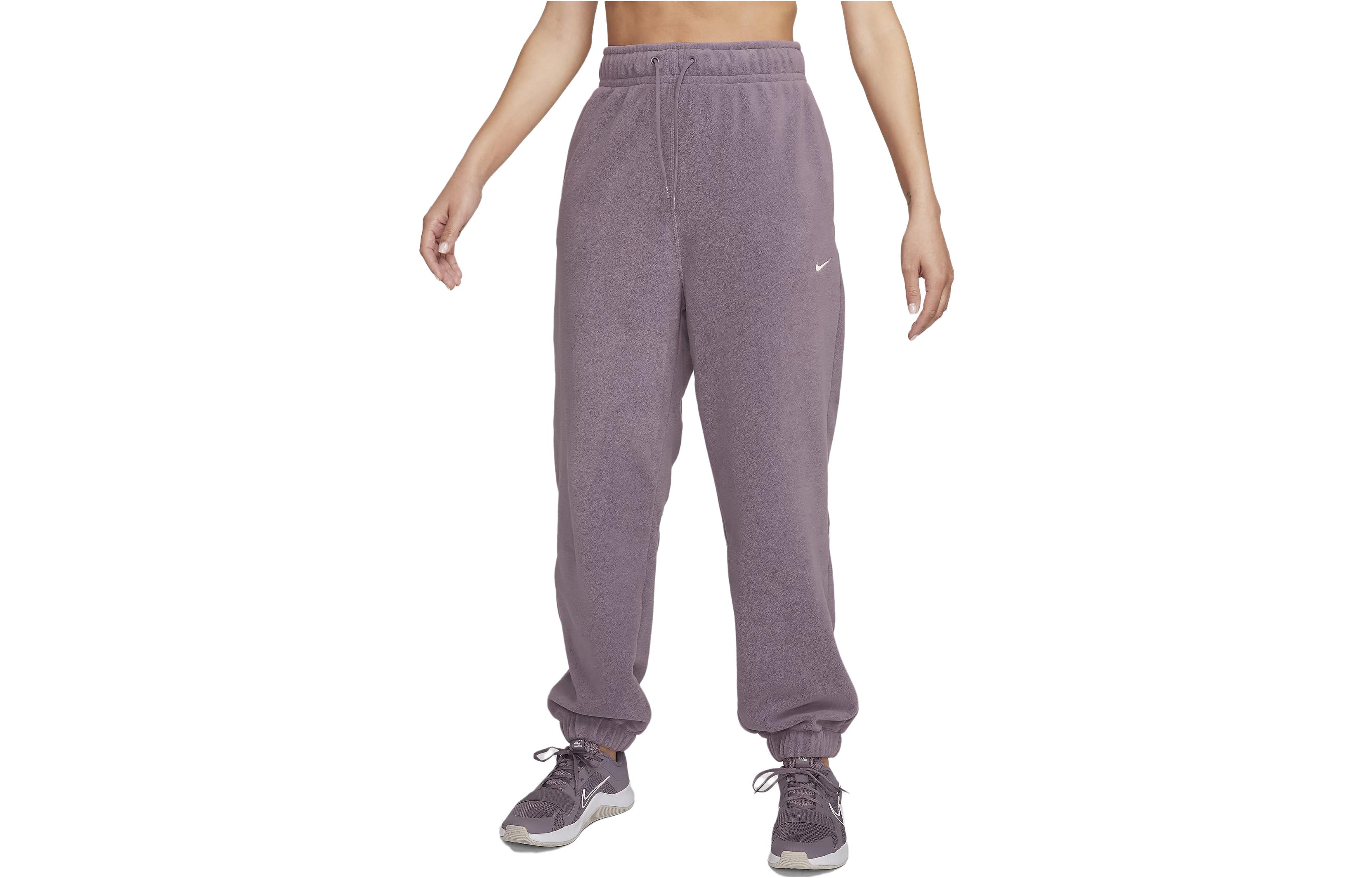 Nike Therma FIT One Knitted Sweatpants Women's Sky Purple Moderate Cuffed Pants