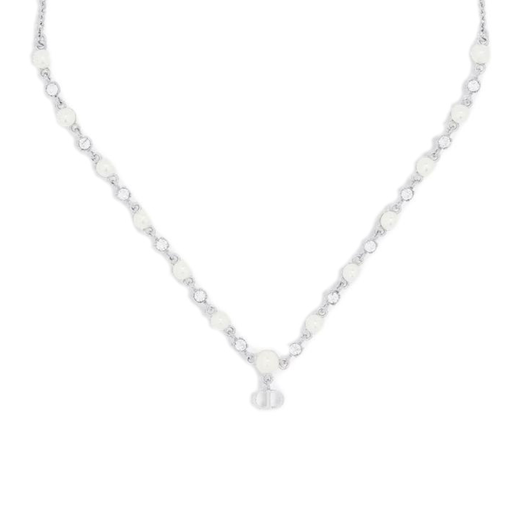 Женское колье Dior (серебряный)