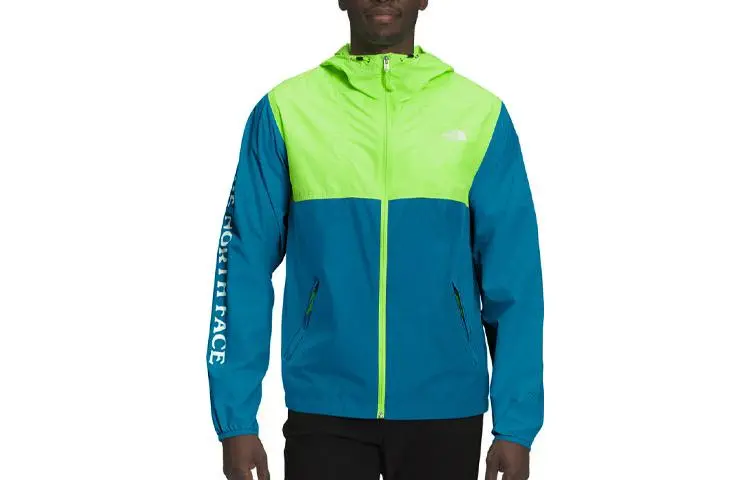 THE NORTH FACE Jacket Men's Safety Green/Banff Blue
