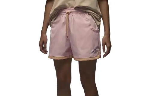 Jordan Sports Shorts Women's Elegant Light Pink Moderate Bermuda Shorts
