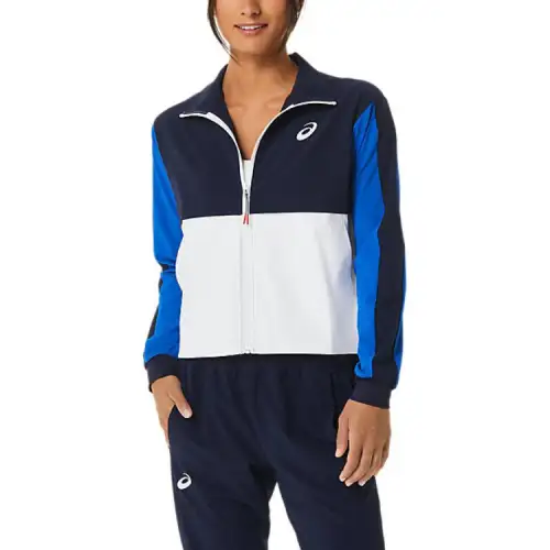 Asics MATCH Jackets & Coats Women's Tuna Blue