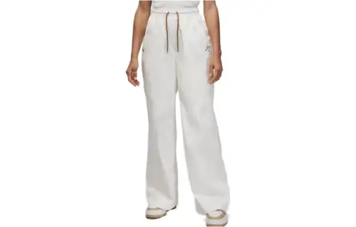 Jordan Casual Pants Women's Sail White Moderate Straight Fit Pants