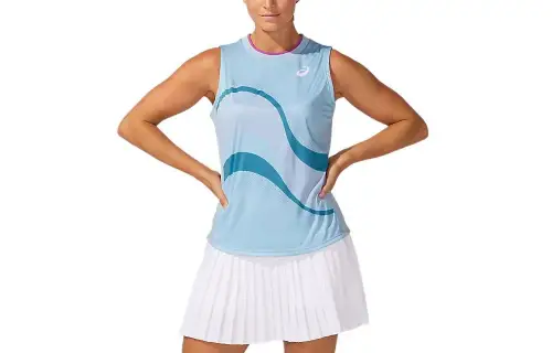 Asics Match Graphic Tank Top Women's Blue