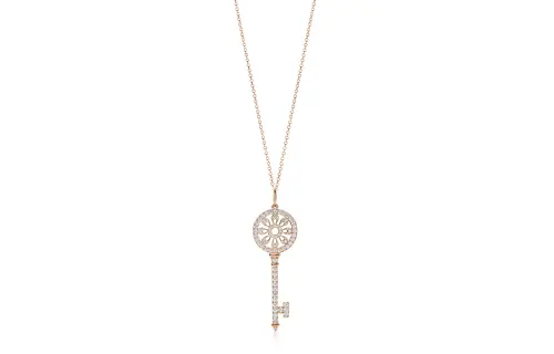 TIFFANY & CO. 18K Rose Gold Necklaces Women's
