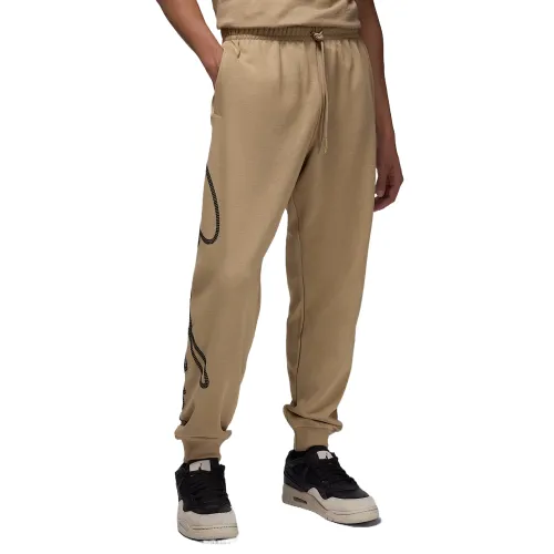 Jordan MVP SS25 Knitted Sweatpants Men's Brown Yellow