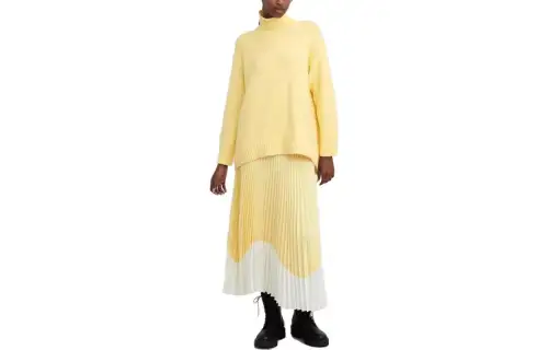 UNIQLO X Clare Waight Keller Sweaters Women's Yellow Turtleneck Moderate Other