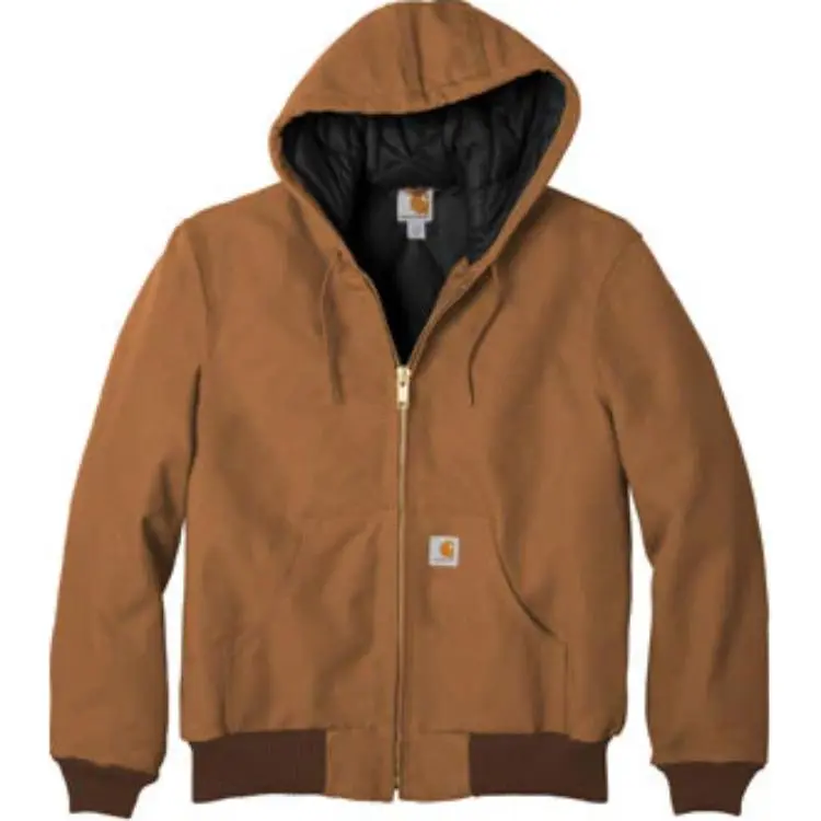 Carhartt 106673 J140 Upgraded FLANNEL LINED ACTIVE JAC FIRM DUCK 3 WARMEST RATING Jacket