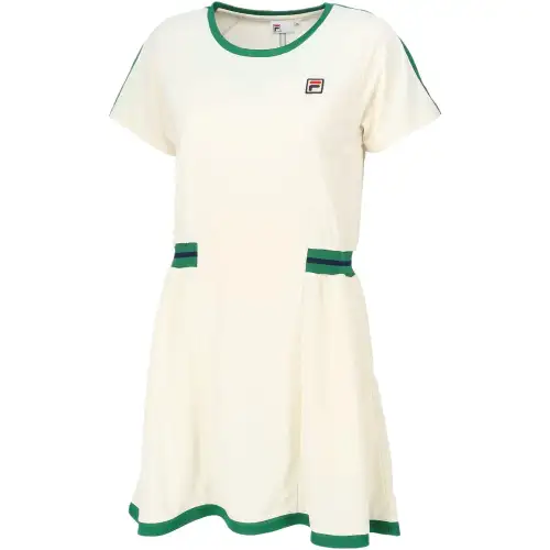FILA Short Sleeved Dress Women's Ivory
