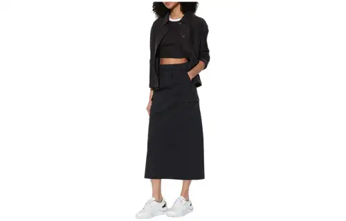 UNIQLO Casual Long Skirt Women's Black