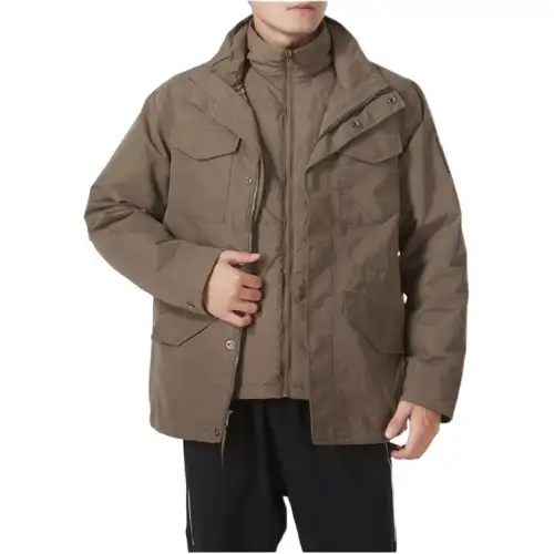Timberland Waterproof And Windproof Windbreaker Jacket Men's Umber