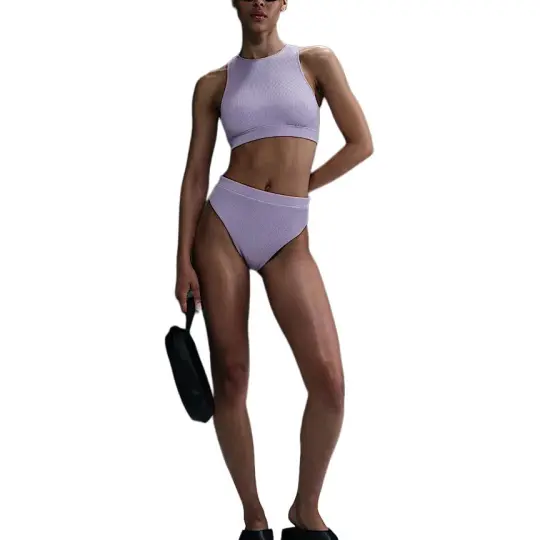 Nike Swim Elevated Essential Bikini Women's Hydrangea Purple/White