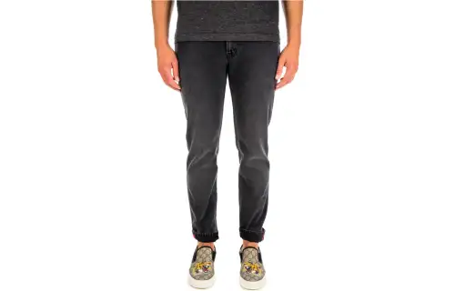 GUCCI Jeans Men's Black Moderate Slim Fit Pants